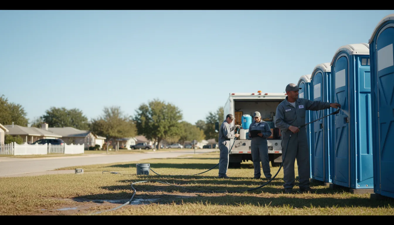 Long-Term Portable Toilet Rental in Albion, IL near me